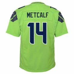 NFL Jerseys Nike Kids' Seattle Seahawks #DK Metcalf #4 Color Rush Jersey