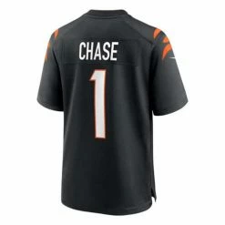 NFL Jerseys Nike Cincinnati Bengals JaMarr Chase #1 Ja'Marr Chase Game Jersey -Nike popular store unnamed file 5963