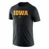 College Shirts Nike Iowa Hawkeyes DriFit Cotton Wordmark T-Shirt