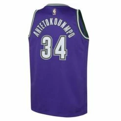 NBA Jerseys Nike Kids' Milwaukee Bucks Giannis Antetokounmpo #34 Hardwood Classic Jersey -Nike popular store unnamed file 5983