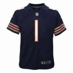 NFL Jerseys Nike Kids' Chicago Bears Justin Fields #1 Game Jersey -Nike popular store unnamed file 5989