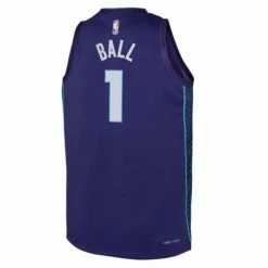 NBA Jerseys Nike Kids' Charlotte Hornets Lamelo Ball #1 2022 Statement Jersey -Nike popular store unnamed file 6001