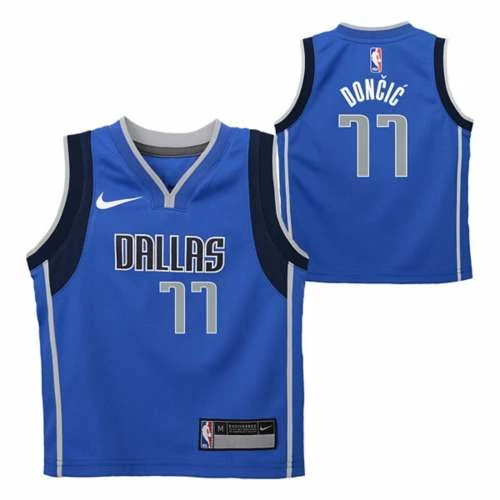 NBA Jerseys Nike Kids' Dallas Mavericks Luka Doncic #77 Swingman Jersey 3 NBA Jerseys Nike Kids' Dallas Mavericks Luka Doncic #77 Swingman Jersey