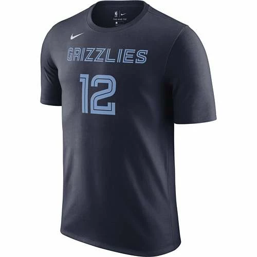 NBA Shirts Nike Memphis Gizzlies Ja Morant #12 Name & Number T-Shirt 4 NBA Shirts Nike Memphis Gizzlies Ja Morant #12 Name & Number T-Shirt - Image 2