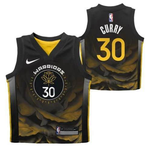 NBA Jerseys Nike Kids' Golden State Warriors Steph Curry #30 2022 City Edition Jersey 3 NBA Jerseys Nike Kids' Golden State Warriors Steph Curry #30 2022 City Edition Jersey