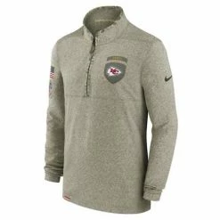 NFL Shirts Nike Kansas City Chiefs 2022 Salute To Service Shield 1/4 Zip