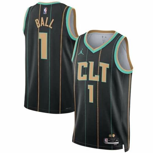 NBA Jerseys Nike Charlotte Hornets Lamelo Ball #1 2022 City Edition Jersey 3 NBA Jerseys Nike Charlotte Hornets Lamelo Ball #1 2022 City Edition Jersey