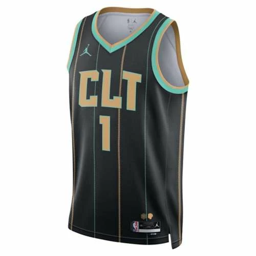 NBA Jerseys Nike Charlotte Hornets Lamelo Ball #1 2022 City Edition Jersey 5 NBA Jerseys Nike Charlotte Hornets Lamelo Ball #1 2022 City Edition Jersey - Image 3
