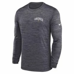 NFL Shirts Nike Minnesota Vikings Velocity Long Sleeve Shirt