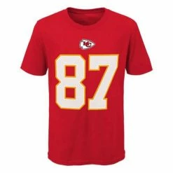 NFL Shirts Nike Kids' Kansas City Chiefs Travis Kelce #87 Name & Number T-Shirt -Nike popular store unnamed file 6070
