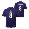 NFL Jerseys Nike Kids' Baltimore Ravens Lamar Jackson #8 Game Jersey -Nike popular store unnamed file 6076