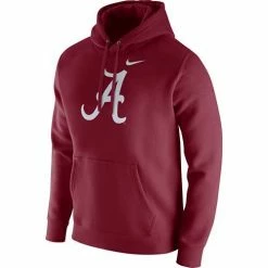 College Hoodies & Sweatshirts Nike Alabama Crimson Tide Logo Club Fleece Hoodie