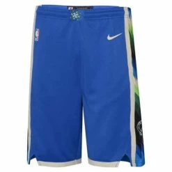 NBA Shorts Nike Kids' Milwaukee Bucks 2022 City Edition Swingman Short
