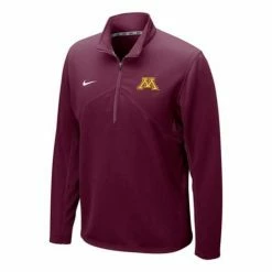 College Shirts Nike Minnesota Golden Gophers DriFit Training 1/4 Zip Top -Nike popular store unnamed file 6112