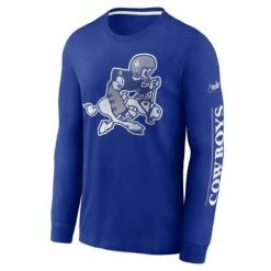 NFL Shirts Nike Dallas Cowboys Retro Logo Long Sleeve Shirt