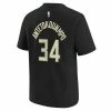 NBA Shirts Nike Kids' Milwaukee Bucks Giannis Antetokounmpo #34 Statement Name & Number T-Shirt 1 NBA Shirts Nike Kids' Milwaukee Bucks Giannis Antetokounmpo #34 Statement Name & Number T-Shirt -Nike popular store unnamed file 6132