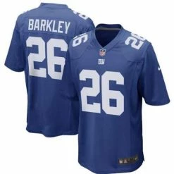 NFL Jerseys Nike New York Giants Saquon Barkley #26 Game Jersey
