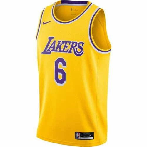 NBA Jerseys Nike Los Angeles Lakers LeBron James #6 Icon Jersey 4 NBA Jerseys Nike Los Angeles Lakers LeBron James #6 Icon Jersey - Image 2