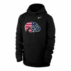 College Hoodies & Sweatshirts Nike Kids' Iowa Hawkeyes Patriotic Hoodie