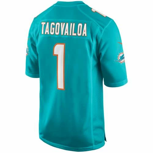 NFL Jerseys Nike Miami Dolphins Tua Tagovailoa #1 Game Jersey 4 NFL Jerseys Nike Miami Dolphins Tua Tagovailoa #1 Game Jersey - Image 2