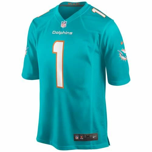 NFL Jerseys Nike Miami Dolphins Tua Tagovailoa #1 Game Jersey 5 NFL Jerseys Nike Miami Dolphins Tua Tagovailoa #1 Game Jersey - Image 3