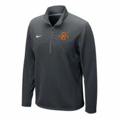 College Shirts Nike Iowa State Cyclones DriFit Training 1/4 Zip Top
