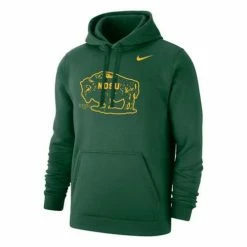 College Hoodies & Sweatshirts Nike North Dakota State Bison Throwback Logo Hoodie