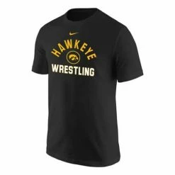College Shirts Nike Iowa Hawkeyes Wrestling Arch T-Shirt