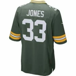 NFL Jerseys Nike Green Bay Packers Aaron Jones #33 Game Jersey -Nike popular store unnamed file 6303