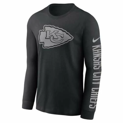 NFL Shirts Nike Kansas City Chiefs Reflect Long Sleeve Shirt 3 NFL Shirts Nike Kansas City Chiefs Reflect Long Sleeve Shirt