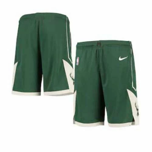 NBA Shorts Nike Kids' Milwaukee Bucks Icon Swingman Shorts 3 NBA Shorts Nike Kids' Milwaukee Bucks Icon Swingman Shorts