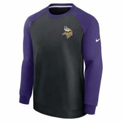 NFL Hoodies & Sweatshirts Nike Minnesota Vikings Raglan Crewneck