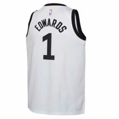 NBA Jerseys Nike Kids' Minnesota Timberwolves Anthony Edwards #1 2022 City Edition Jersey -Nike popular store unnamed file 6368