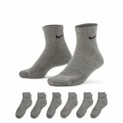 Adult Nike Everyday Plus Cushioned 6 Pack Quarter Running Socks