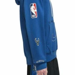 NBA Hoodies & Sweatshirts Nike Milwaukee Bucks 2022 City Edition Courtside Hoodie -Nike popular store unnamed file 6383