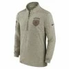NFL Shirts Nike Chicago Bears 2022 Salute To Service Shield 1/4 Zip