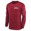 NFL Shirts Nike Kansas City Chiefs Velocity Long Sleeve Shirt