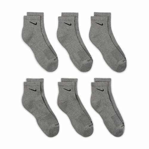 Adult Nike Everyday Plus Cushioned 6 Pack Quarter Running Socks 5 Adult Nike Everyday Plus Cushioned 6 Pack Quarter Running Socks - Image 3