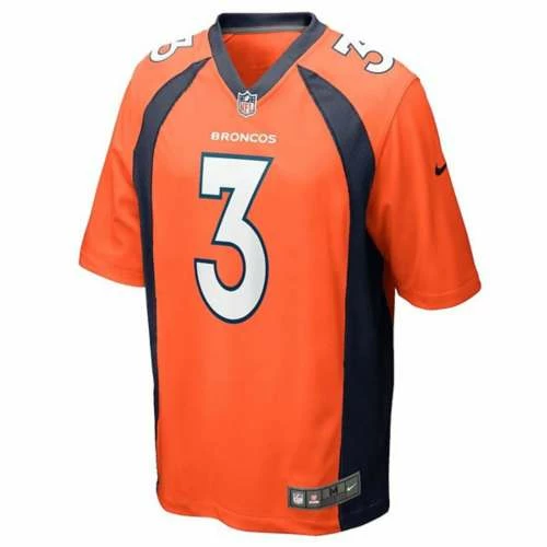 NFL Jerseys Nike Denver Broncos Russell Wilson #3 Game Jersey 5 NFL Jerseys Nike Denver Broncos Russell Wilson #3 Game Jersey - Image 3