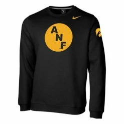College Hoodies & Sweatshirts Nike Iowa Hawkeyes America Needs Farmers Circle Crewneck Sweatshirt