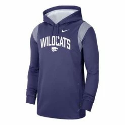 College Hoodies & Sweatshirts Nike Kansas State Wildcats Sideline Therma Hoodie