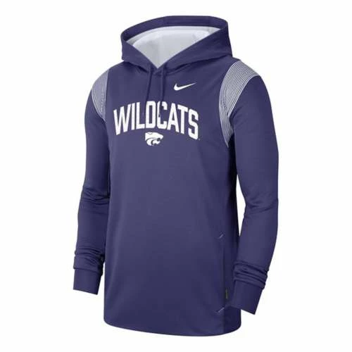 College Hoodies & Sweatshirts Nike Kansas State Wildcats Sideline Therma Hoodie 3 College Hoodies & Sweatshirts Nike Kansas State Wildcats Sideline Therma Hoodie