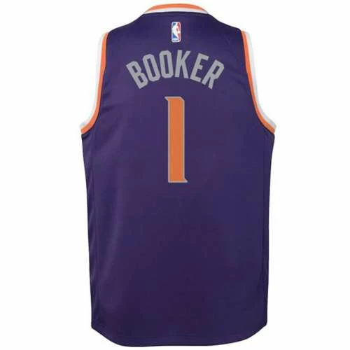 NBA Jerseys Nike Kids' Phoenix Suns Devin Booker #1 Swingman Jersey 3 NBA Jerseys Nike Kids' Phoenix Suns Devin Booker #1 Swingman Jersey