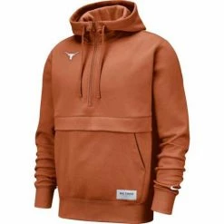 College Hoodies & Sweatshirts Nike Texas Longhorns Club 1/2 Zip Hoodie