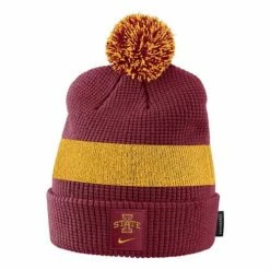 College Hats & Caps Nike Iowa State Cyclones Sideline Pom Beanie