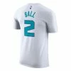 NBA Shirts Nike Charlotte Hornets LaMelo Ball #2 Icon T-Shirt -Nike popular store unnamed file 6497