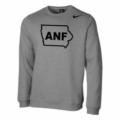 College Hoodies & Sweatshirts Nike Iowa Hawkeyes America Needs Farmers State Crewneck Sweatshirt