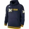 College Hoodies & Sweatshirts Nike Michigan Wolverines Retro Hoodie -Nike popular store unnamed file 6536