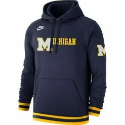 College Hoodies & Sweatshirts Nike Michigan Wolverines Retro Hoodie