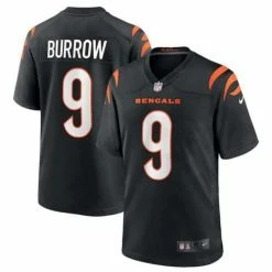 NFL Jerseys Nike Cincinnati Bengals Joe Burrow #9 Game Jersey